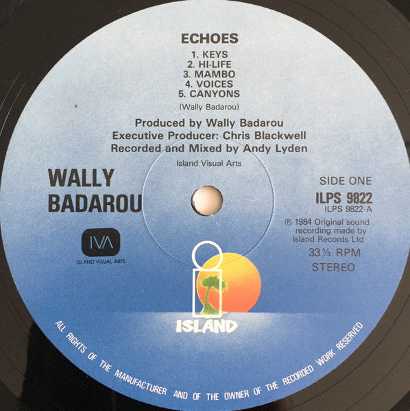 Wally Badarou : Echoes (LP, Album)