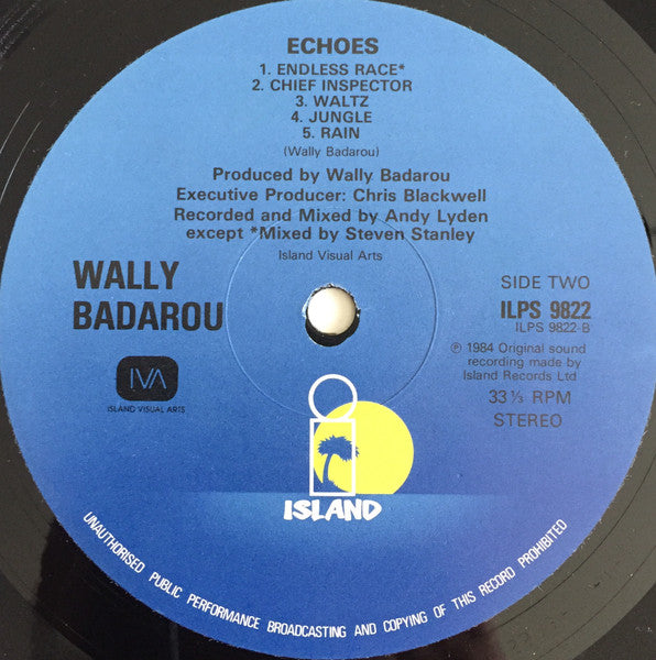 Wally Badarou : Echoes (LP, Album)