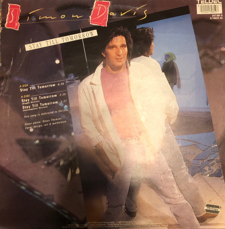 Simon Davis : Stay Till Tomorrow (12")