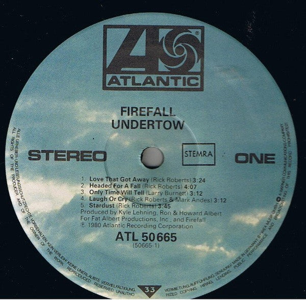 Firefall : Undertow (LP, Album)