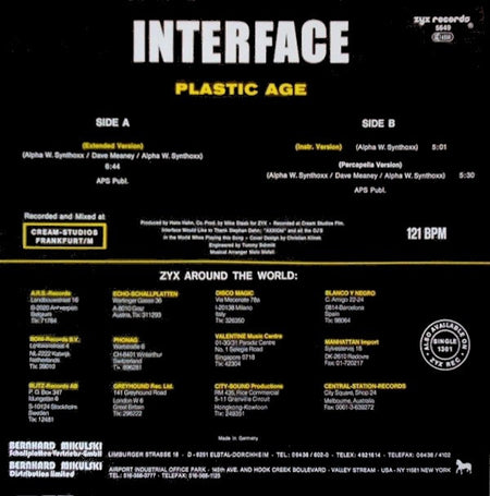 Interface (4) : Plastic Age (12", Maxi)