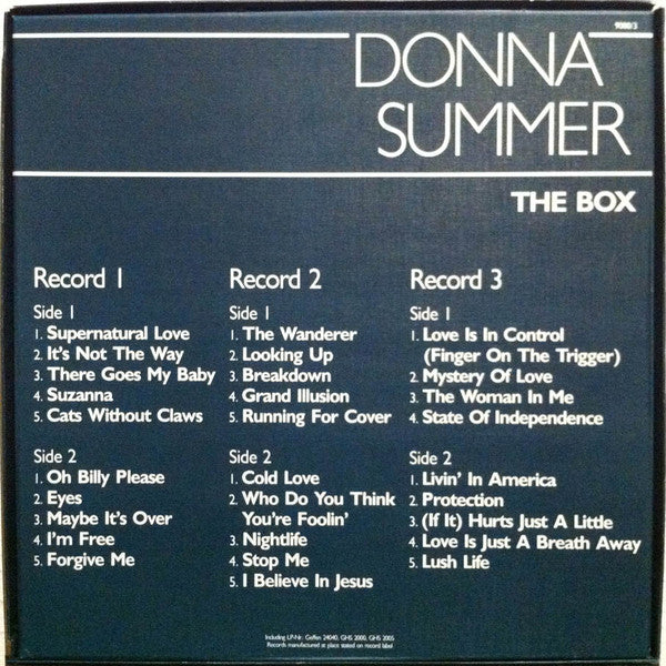 Donna Summer : The Box (Box, Comp + LP, Album, RE + LP, Album, RE + LP, Al)