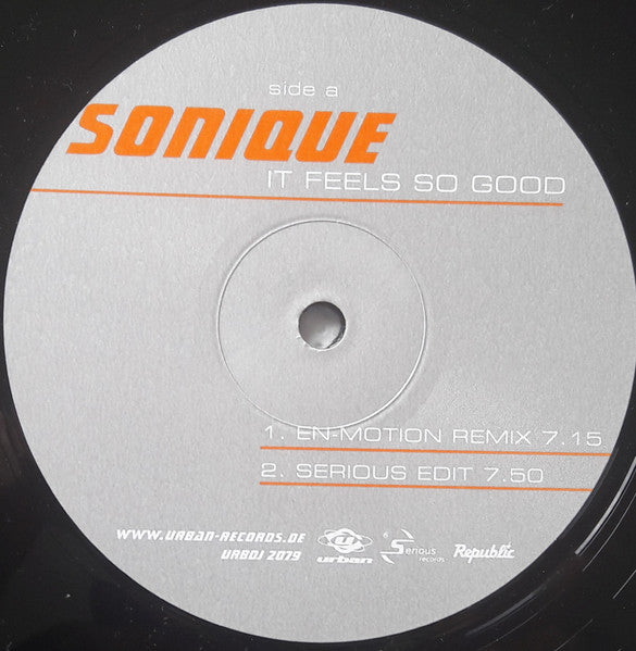 Sonique : It Feels So Good (12")