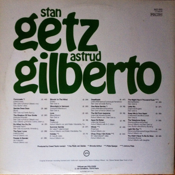 Stan Getz / Astrud Gilberto : Starportrait (2xLP, Comp, RE)