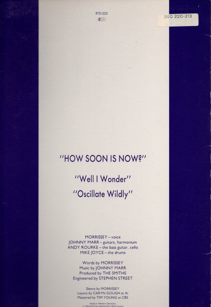 The Smiths : How Soon Is Now? (12", Maxi)