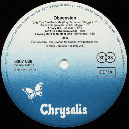 UFO (5) : Obsession (LP, Album)