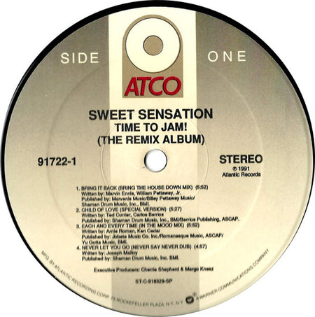 Sweet Sensation : Time To Jam! (The Remix Album) (LP, Album)
