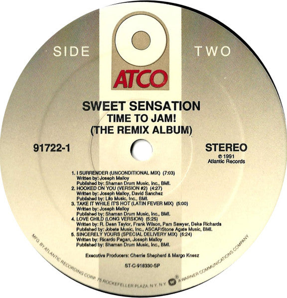 Sweet Sensation : Time To Jam! (The Remix Album) (LP, Album)