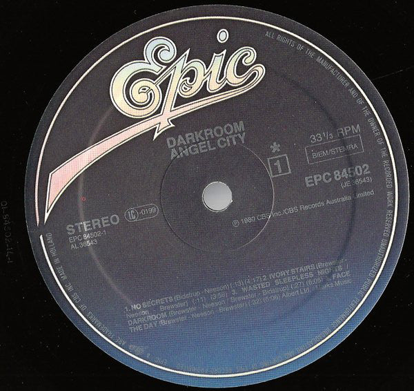 Angel City (2) : Darkroom (LP, Album)