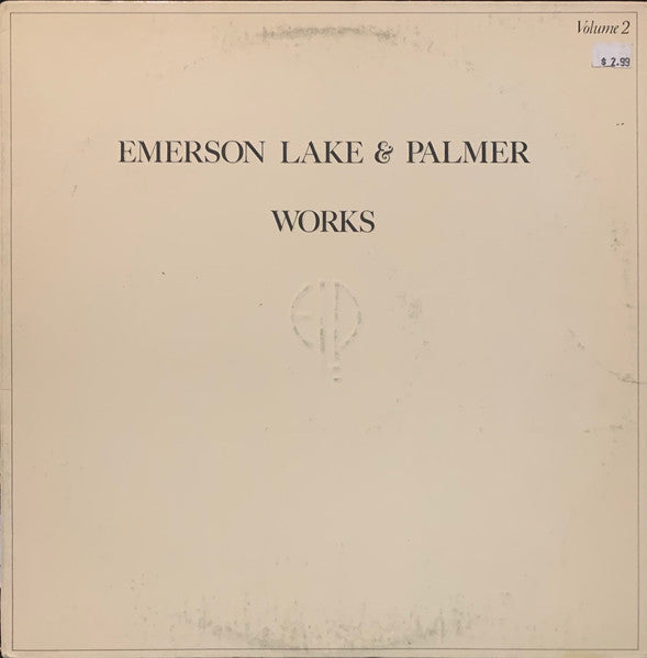 Emerson, Lake & Palmer : Works Volume 2  (LP, Album, GRT)