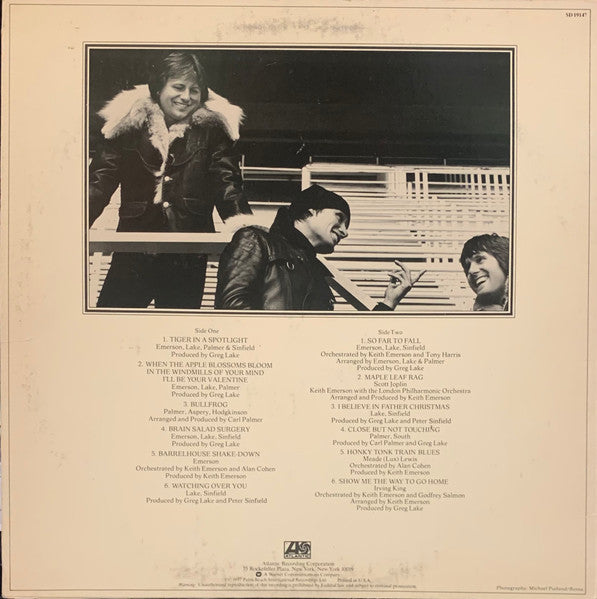Emerson, Lake & Palmer : Works Volume 2  (LP, Album, GRT)