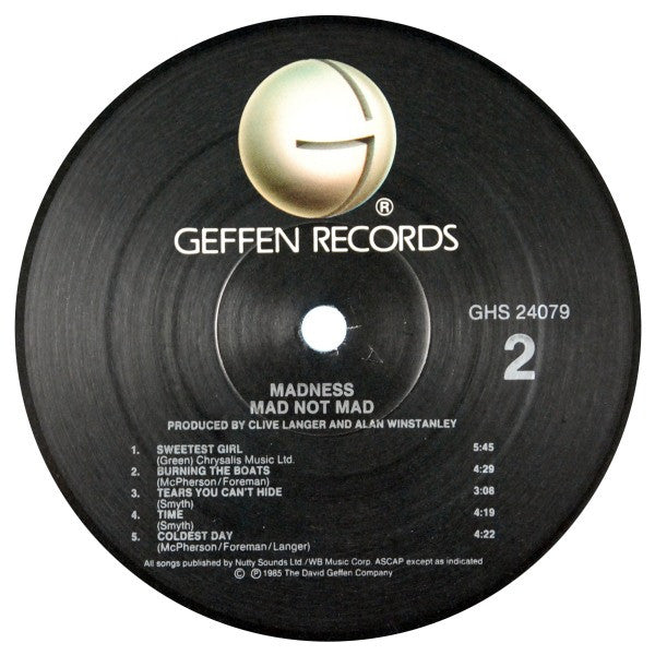 Madness : Mad Not Mad (LP, Album)