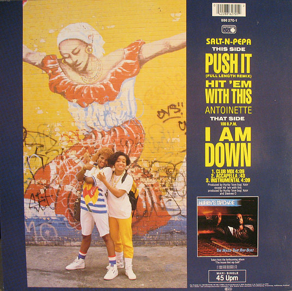 Salt 'N' Pepa / Antoinette : Push It (Remix) / Hit 'Em With This / I Am Down (12", Maxi)
