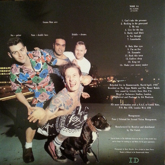 The Guana Batz : Live Over London (LP, Album, Gat)