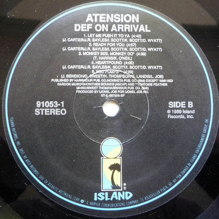 Atension : Def On Arrival (LP, Album)