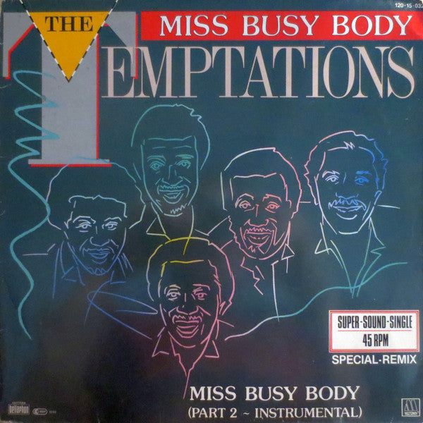 The Temptations : Miss Busy Body (12", Maxi)