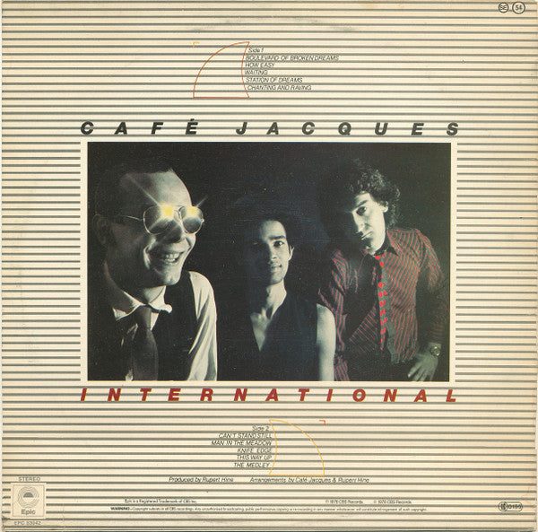 Café Jacques : Café Jacques International (LP, Album)