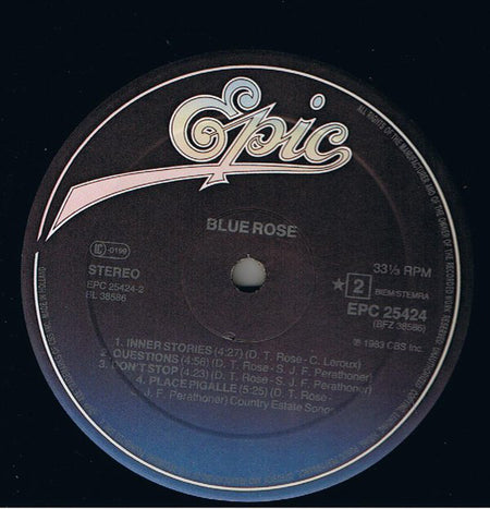 Blue Rose : Blue Rose (LP, Album)