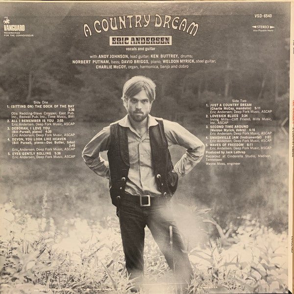 Eric Andersen (2) : A Country Dream (LP, Album, RE)