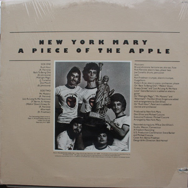 New York Mary : A Piece Of The Apple (LP, Album)
