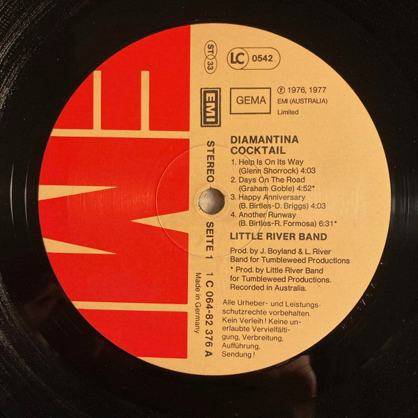 Little River Band : Diamantina Cocktail (LP, Album)