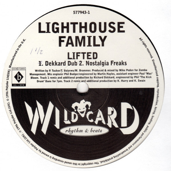Lighthouse Family : Lifted (12", RE)