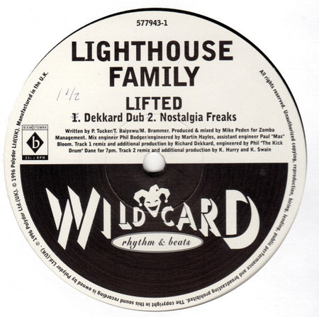 Lighthouse Family : Lifted (12", RE)