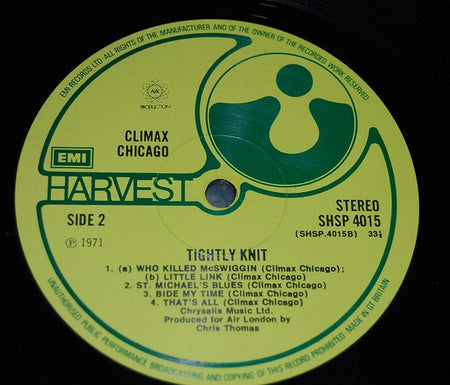 Climax Chicago* : Tightly Knit (LP, Album, RE)