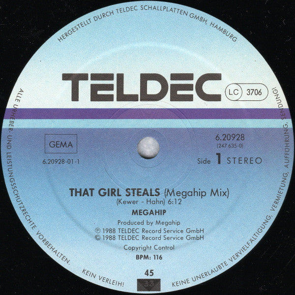Megahip : That Girl Steals (12", Maxi)