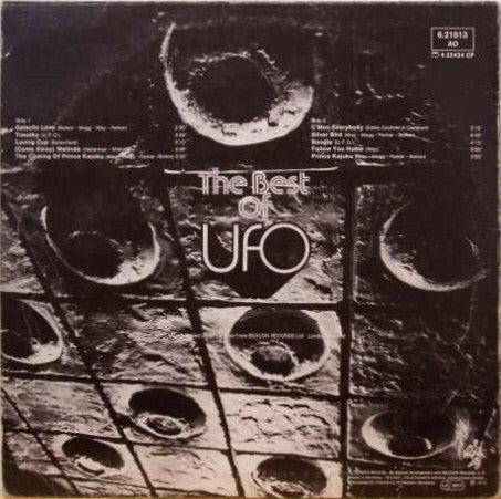 UFO (5) : The Best Of UFO (LP, Comp, RP)