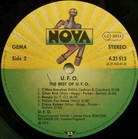 UFO (5) : The Best Of UFO (LP, Comp, RP)