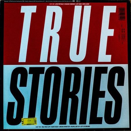 Talking Heads : True Stories (LP, Album)