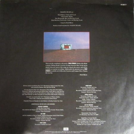 Talking Heads : True Stories (LP, Album)
