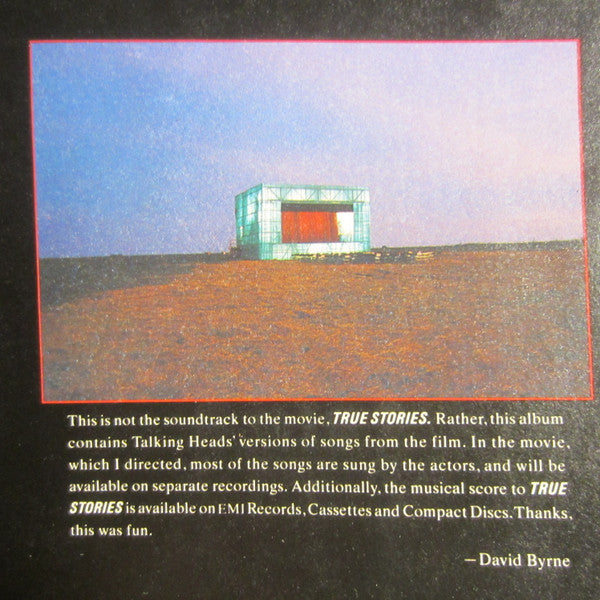 Talking Heads : True Stories (LP, Album)