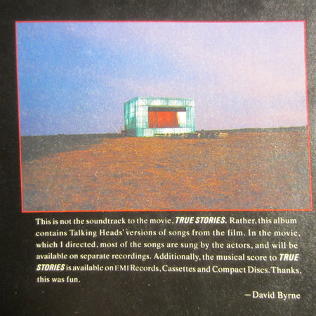 Talking Heads : True Stories (LP, Album)