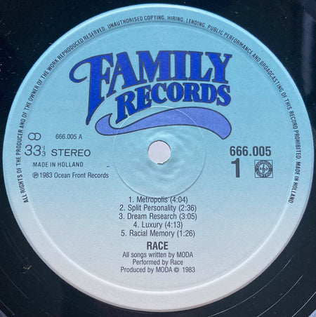 Race (2) : Race (LP, Album)