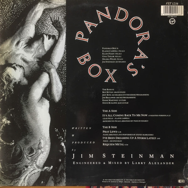 Pandora's Box (2) : It's All Coming Back To Me Now (12")
