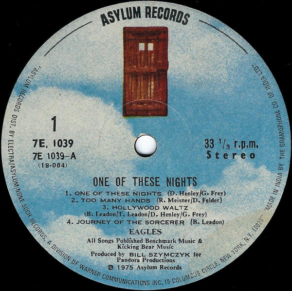 Eagles : One Of These Nights (LP, Album)
