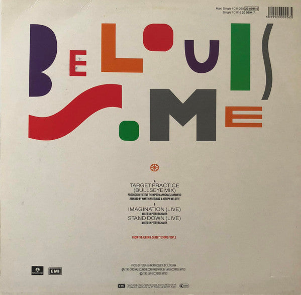 Belouis Some : Target Practice (12", Maxi)