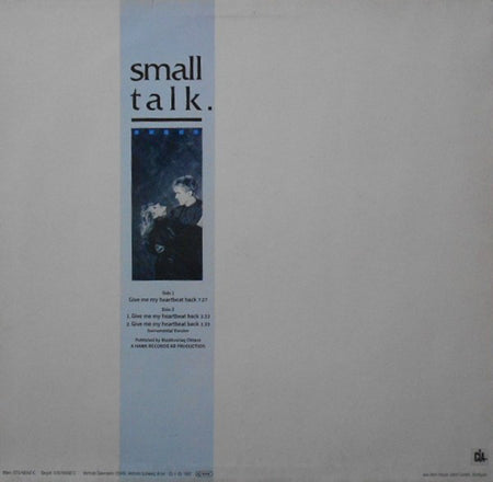 Small Talk (5) : Give Me My Heartbeat Back (12", Maxi)