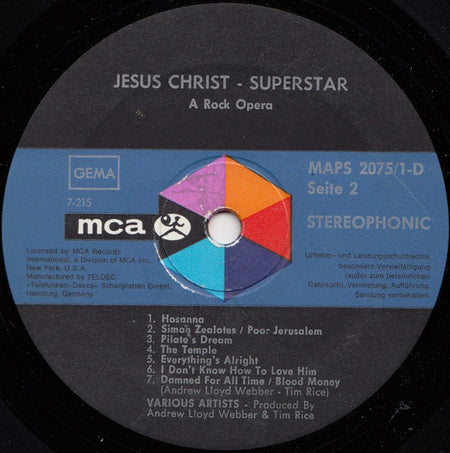 Various : Jesus Christ Superstar (2xLP, Album + Box, Boo)