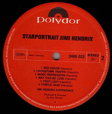 The Jimi Hendrix Experience : Starportrait Jimi Hendrix (2xLP, Comp, RE, RP + Box)