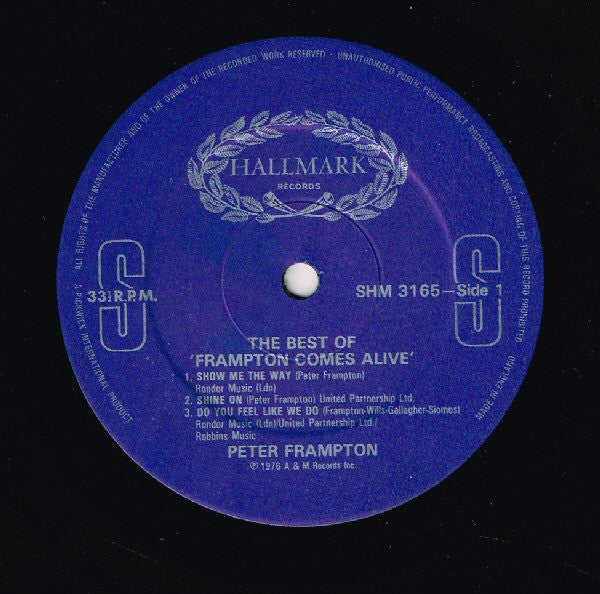 Peter Frampton : The Best Of Frampton Comes Alive! (LP, Comp)