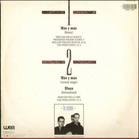 La Unión : Más Y Más (Hot Acid) (12")