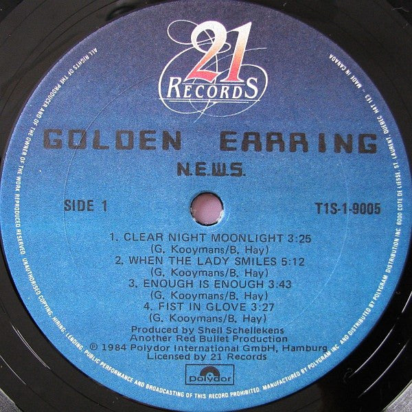 Golden Earring : N.E.W.S. (LP, Album)