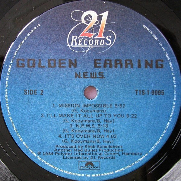 Golden Earring : N.E.W.S. (LP, Album)