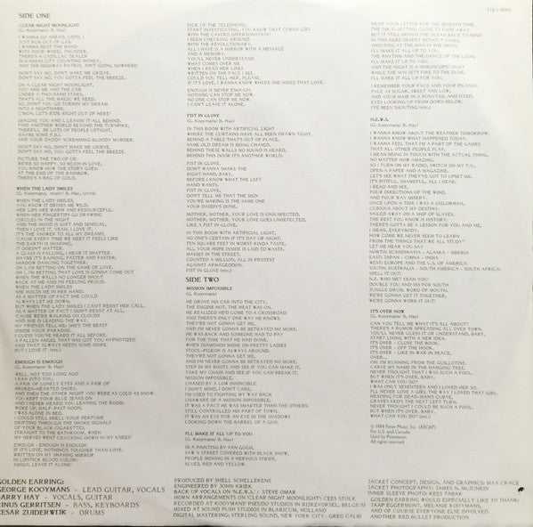 Golden Earring : N.E.W.S. (LP, Album)