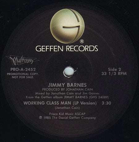 Jimmy Barnes : Working Class Man (12", Single, Promo)