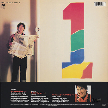 Chas Jankel : No. 1 (12", Maxi)