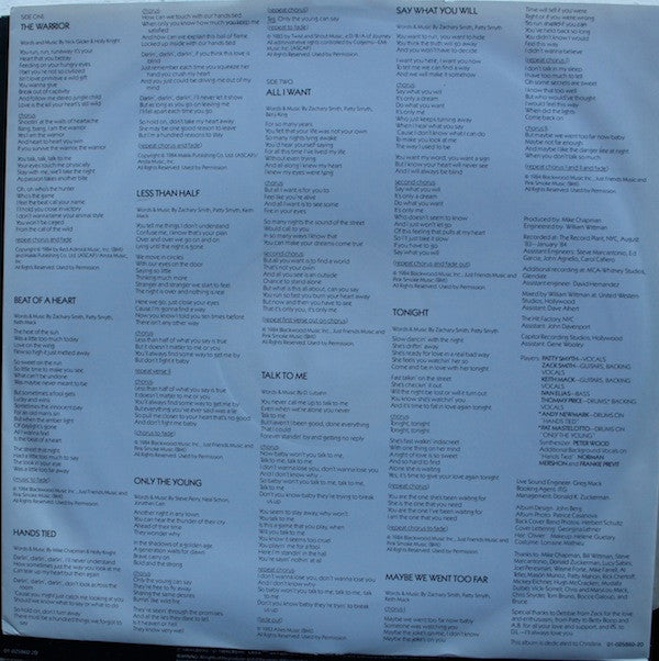 Scandal (4) Featuring Patty Smyth : Warrior (LP, Album)
